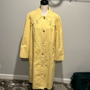 Misty Harbor Women's Any Weather Parka Coat Long Sleeve Yellow Vintage C…